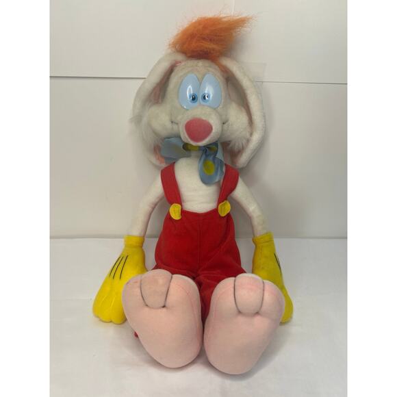 Roger Rabbit Plush 1988 Authentic Playskool - Picture 1 of 6